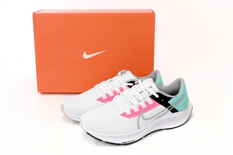 Nike AIR ZOOM PEGASUS 38 White Pink Green