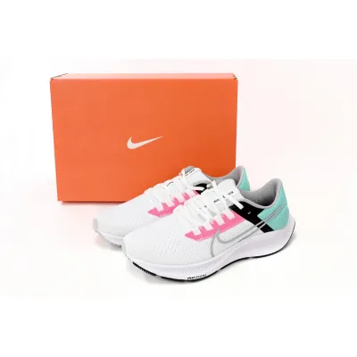 Nike AIR ZOOM PEGASUS 38 White Pink Green 02