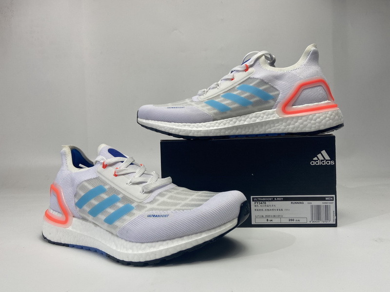 Ultra Boost S.RDY White Blue Red