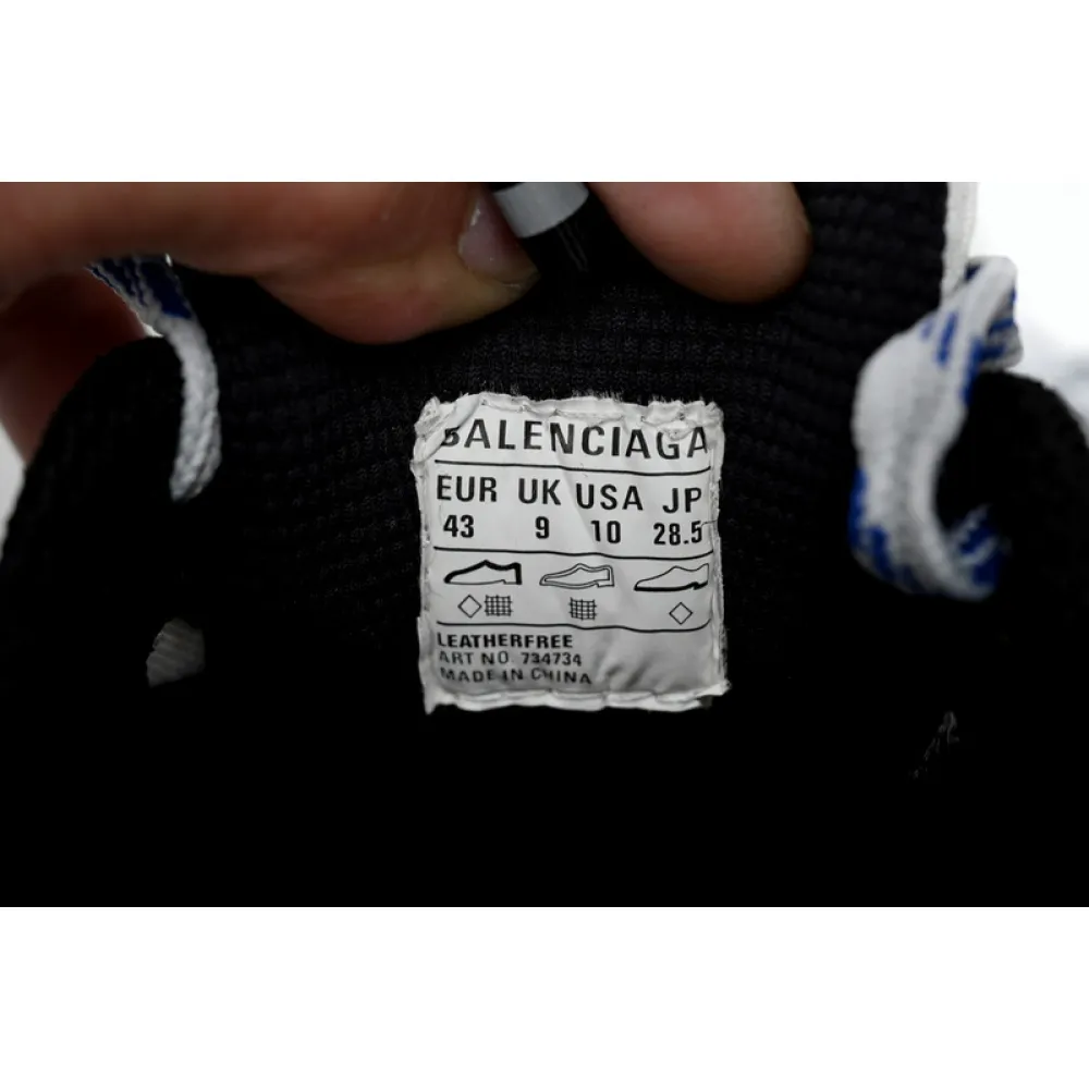 Balenciaga Black And White Blue