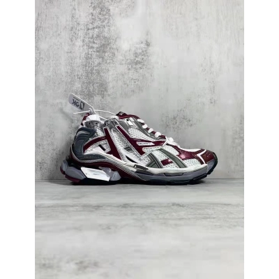 Balenciaga Runner White Wine Red