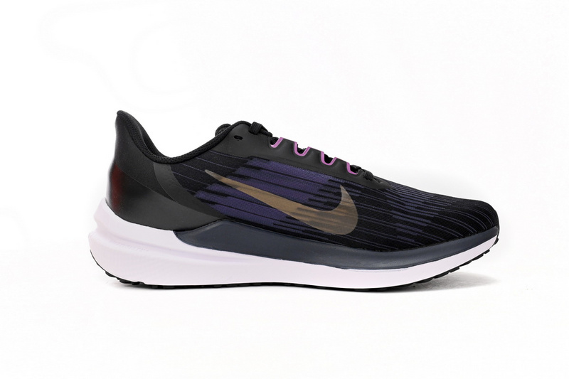 Nike Air Winflo 9 Black, Blue, and Yellow