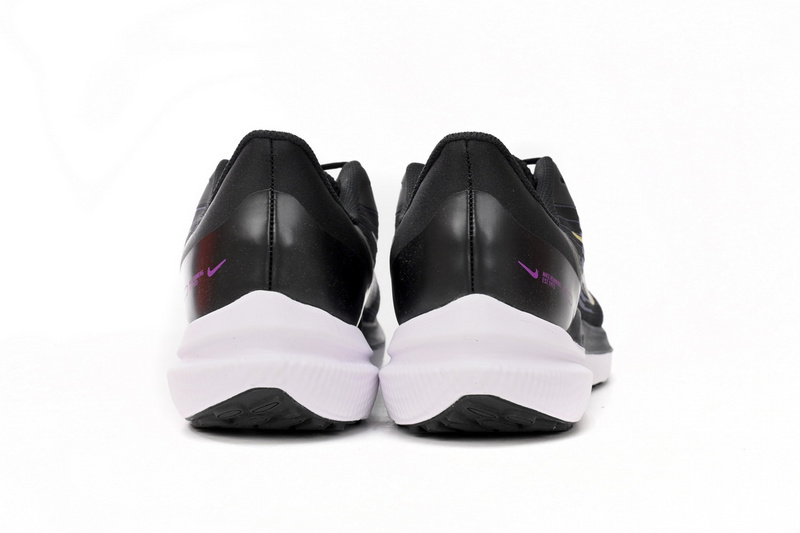 Nike Air Winflo 9 Black, Blue, and Yellow