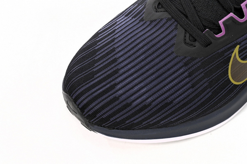 Nike Air Winflo 9 Black, Blue, and Yellow