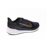 Nike Air Winflo 9 Black, Blue, and Yellow