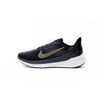 Nike Air Winflo 9 Black, Blue, and Yellow