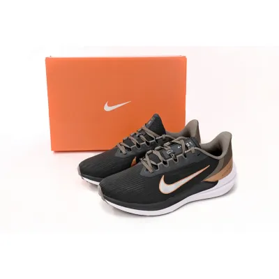 Nike Air Winflo 9 Black And White Brown 02