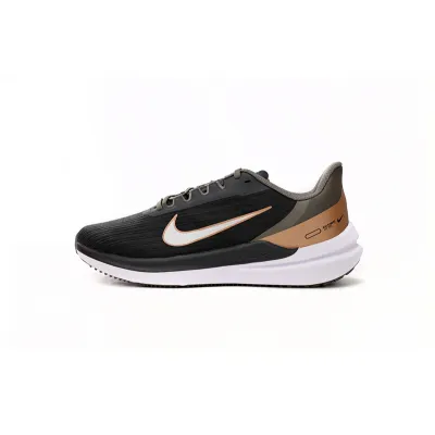 Nike Air Winflo 9 Black And White Brown 01