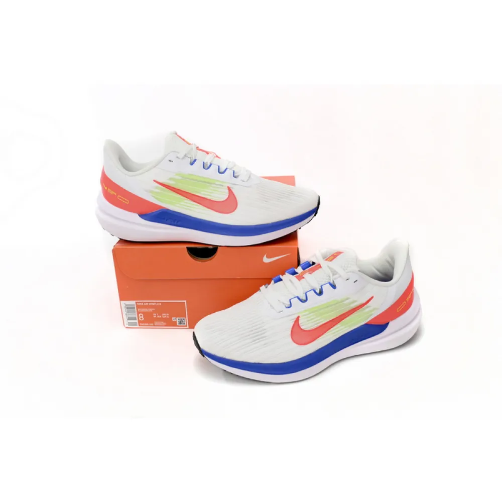 Nike Air Winflo 9 White Blue Red