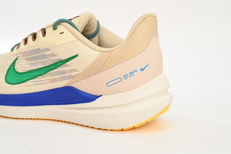 Nike Air Winflo 9 White Green Blue