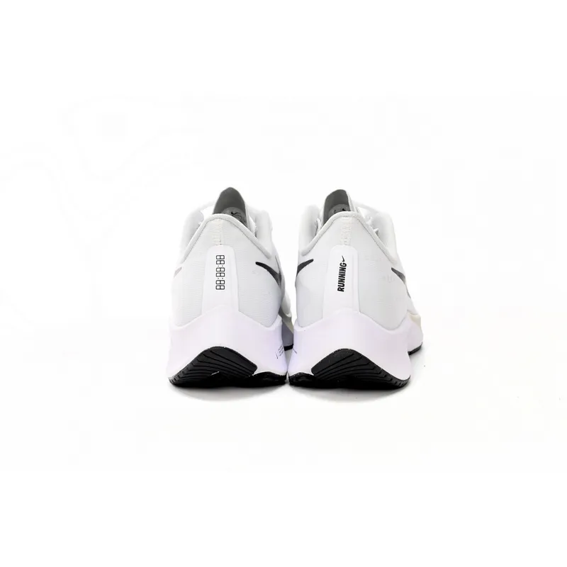 Nike AIR ZOOM PEGASUS 37 All White And Black Hooks