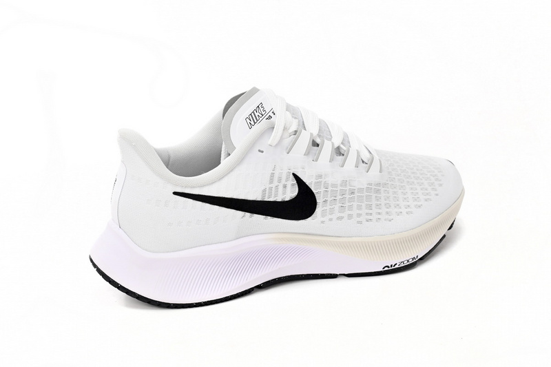 Nike AIR ZOOM PEGASUS 37 All White And Black Hooks