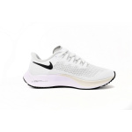 Nike AIR ZOOM PEGASUS 37 All White And Black Hooks