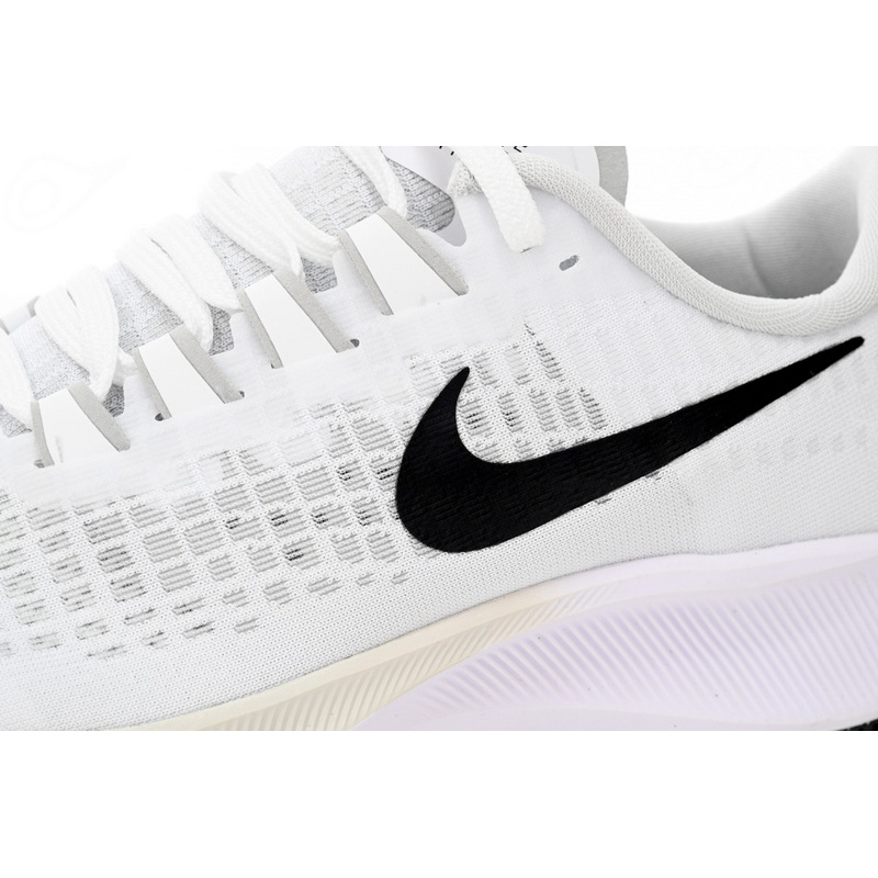 Nike AIR ZOOM PEGASUS 37 All White And Black Hooks