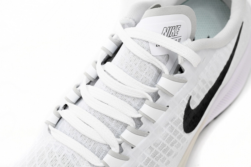 Nike AIR ZOOM PEGASUS 37 All White And Black Hooks