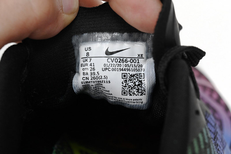 Nike AIR ZOOM PEGASUS 37 Black Rainbow Hook