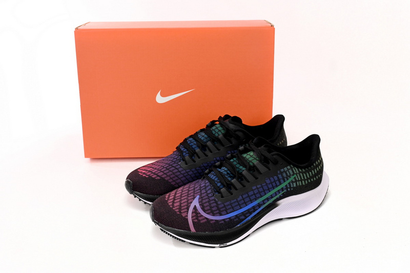 Nike AIR ZOOM PEGASUS 37 Black Rainbow Hook