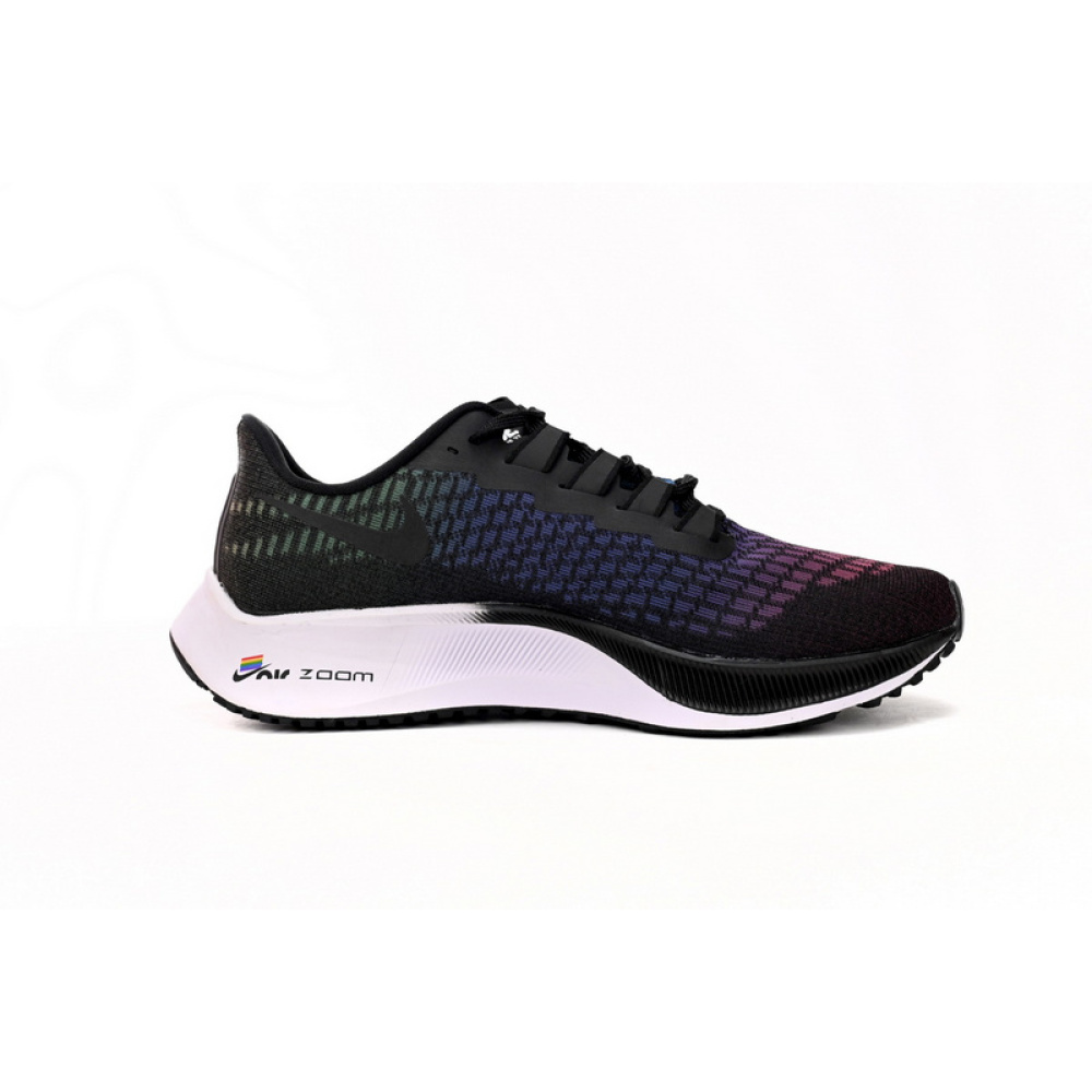 Nike AIR ZOOM PEGASUS 37 Black Rainbow Hook