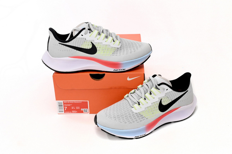 Nike AIR ZOOM PEGASUS 37 Grey Black Green