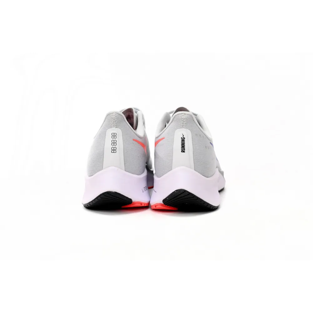 Nike AIR ZOOM PEGASUS 37 Grey Blue Red Mandarin Duck
