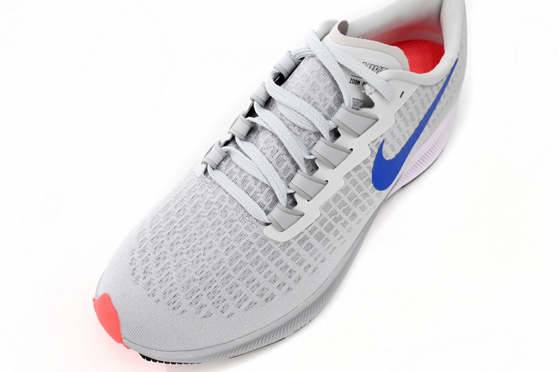 Nike AIR ZOOM PEGASUS 37 Grey Blue Red Mandarin Duck