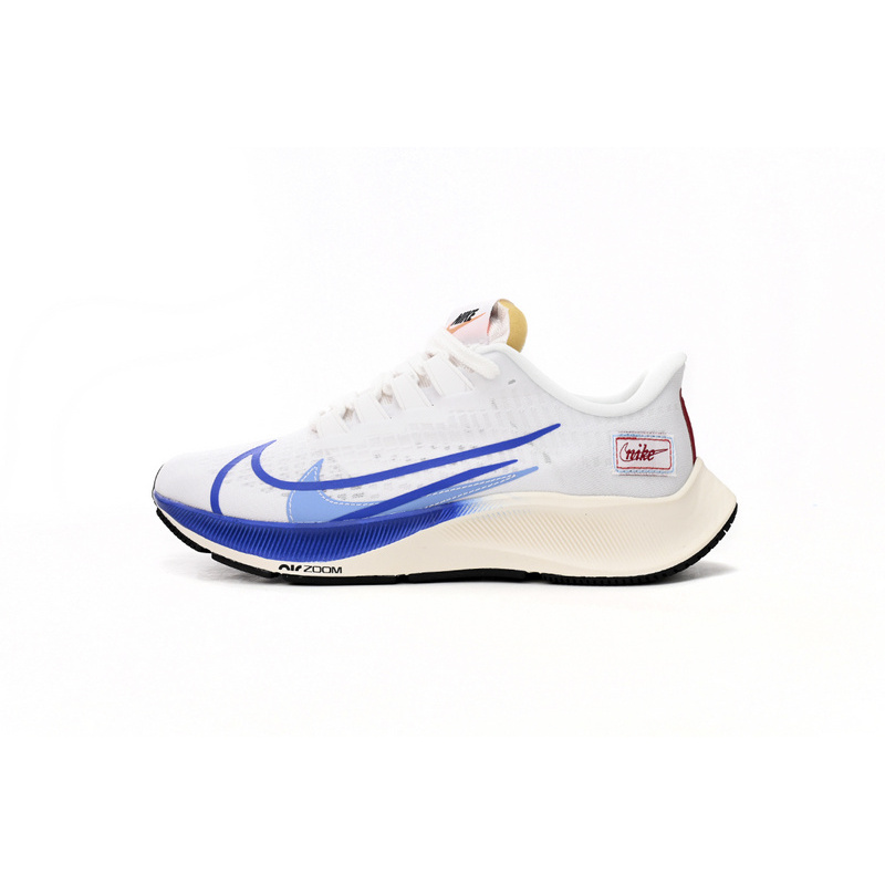 Nike AIR ZOOM PEGASUS 37 White Blue Red