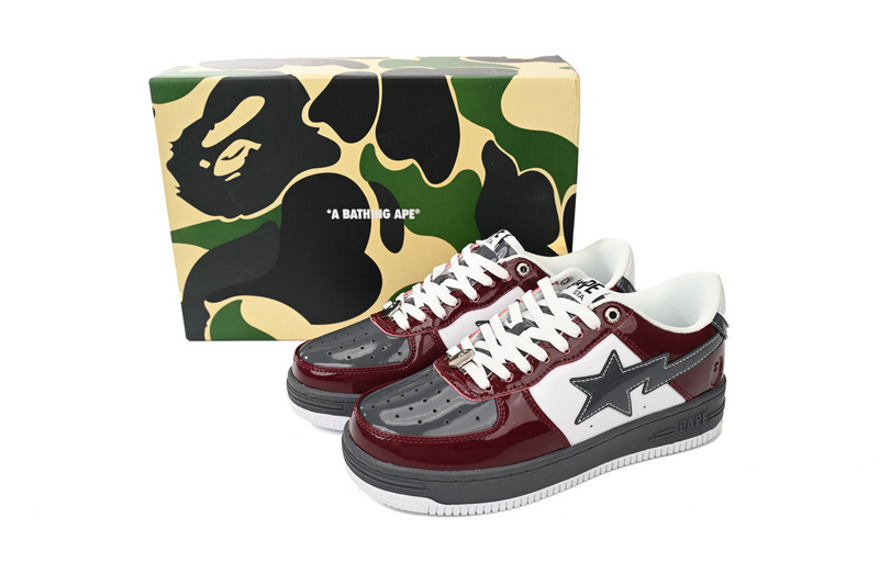 BP A Bathing Ape Bape Sta Low Sprinkle Red