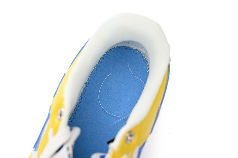 BP A Bathing Ape Bape Sta Low White Baolan Yellow