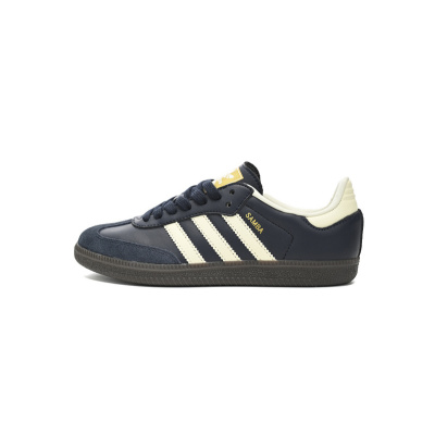 Adidas Originals Samba Vegan OG 'Night Navy Gum' 01