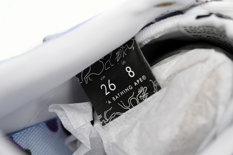 BP A Bathing Ape Bape Sta Low Baijiu red blue