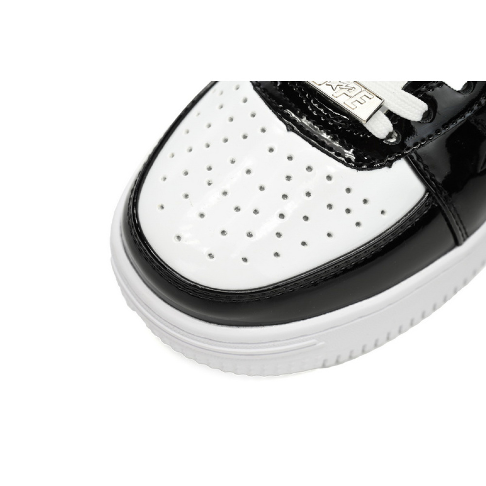 BP A Bathing Ape Bape Sta Low Black and White Shark