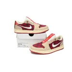 Q3 Air Jordan 1 Low Gucci Pearl Red