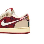 Q3 Air Jordan 1 Low Gucci Pearl Red