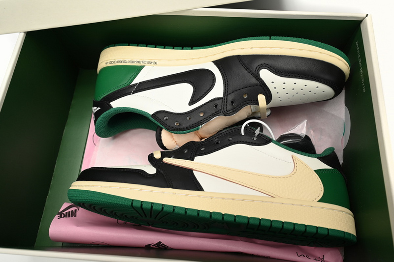 PRO Air Jordan Travis Scott x Air Jordan 1 Low Black Green Barb