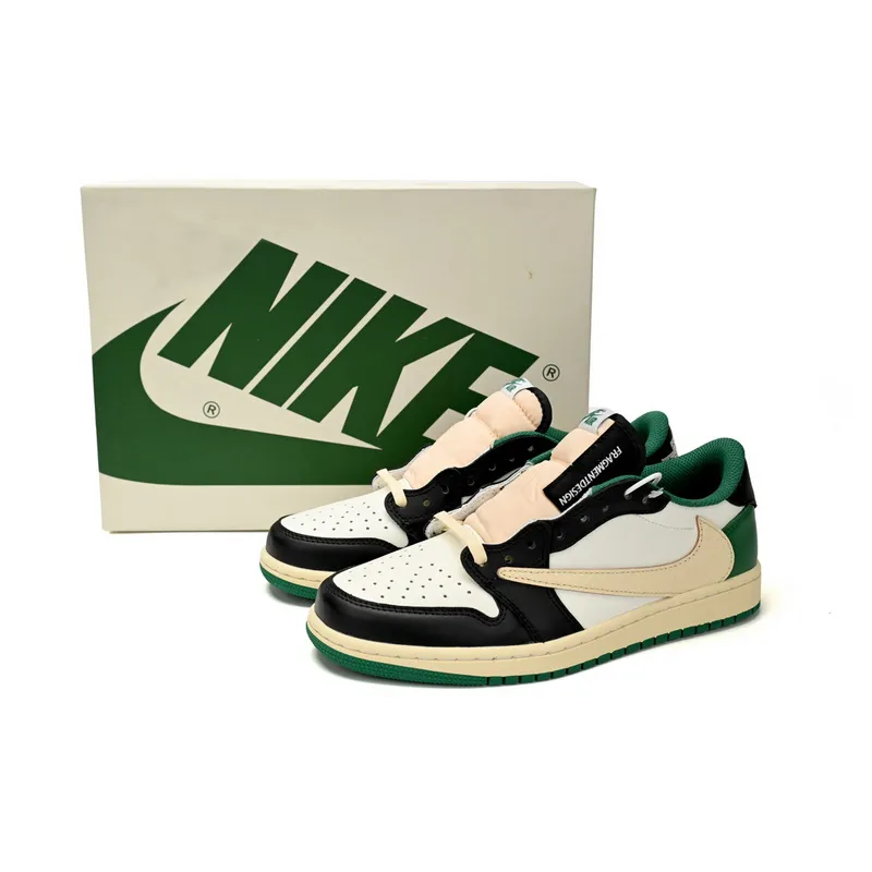 PRO Air Jordan Travis Scott x Air Jordan 1 Low Black Green Barb