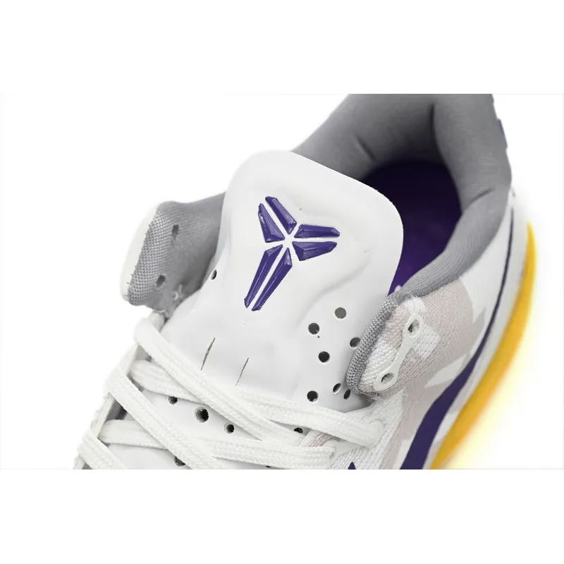 Nike Kobe 8 Low White/Purple-Yellow