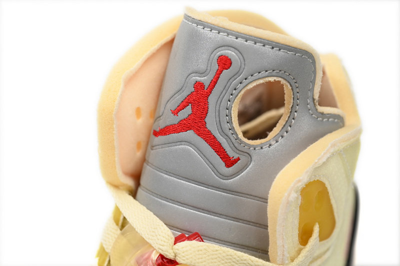 OG OFF White x Air Jordan 5 Retro SP Sail