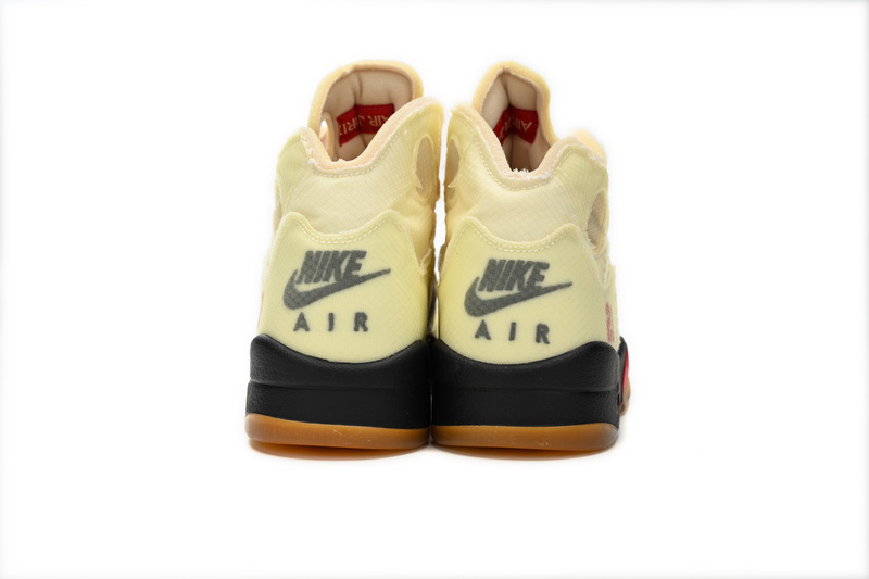 OG OFF White x Air Jordan 5 Retro SP Sail