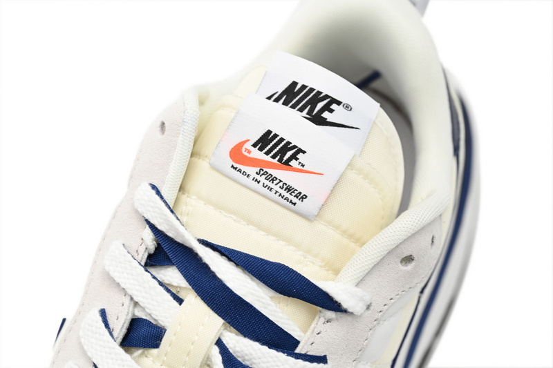 Sacai x Nike VaporWaffle Sesame and Beige Blue