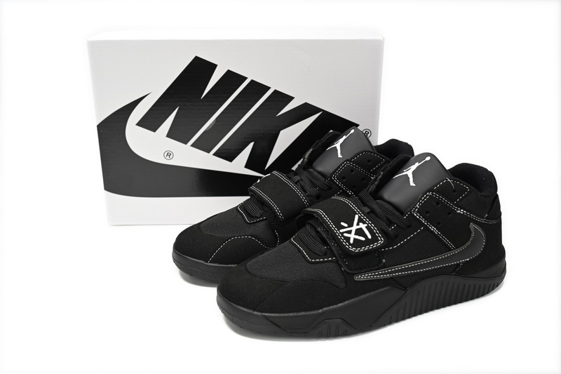Travis Scott x Jordan Cut The Check Nice Kicks Black Knight