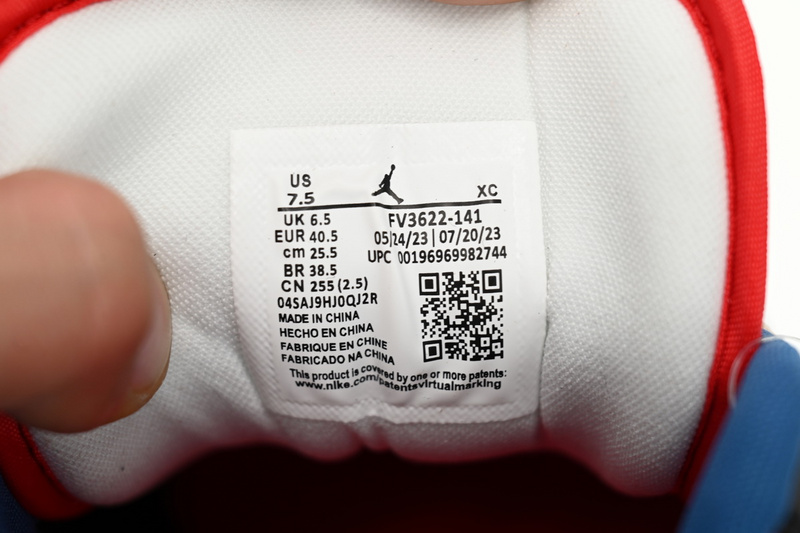 XH Air Jordan 1 Low SE "Black/Industrial Blue"