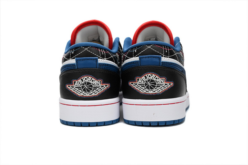 XH Air Jordan 1 Low SE "Black/Industrial Blue"