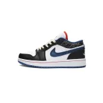 XH Air Jordan 1 Low SE "Black/Industrial Blue"