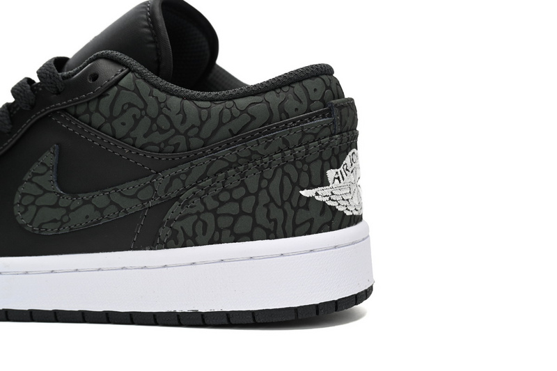 XH Air Jordan 1 Low "Black Elephant"