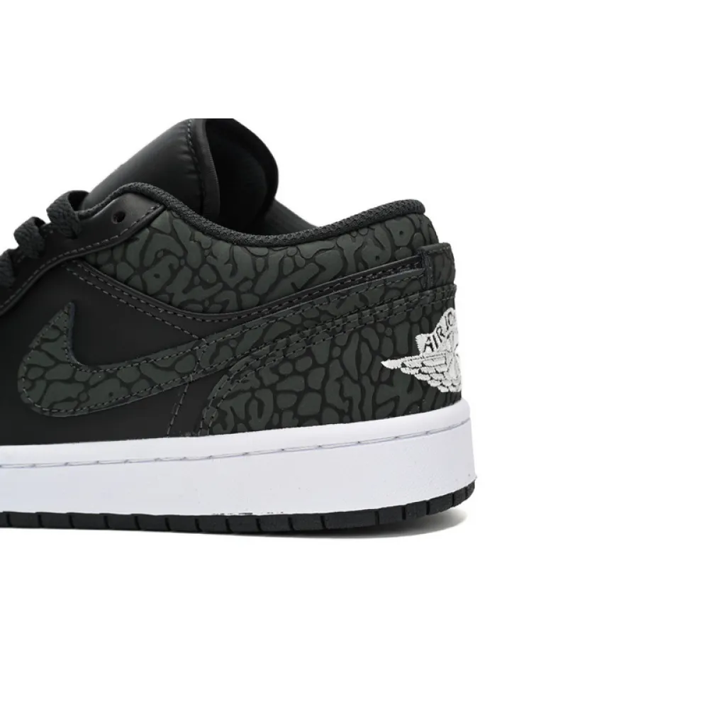 XH Air Jordan 1 Low "Black Elephant"