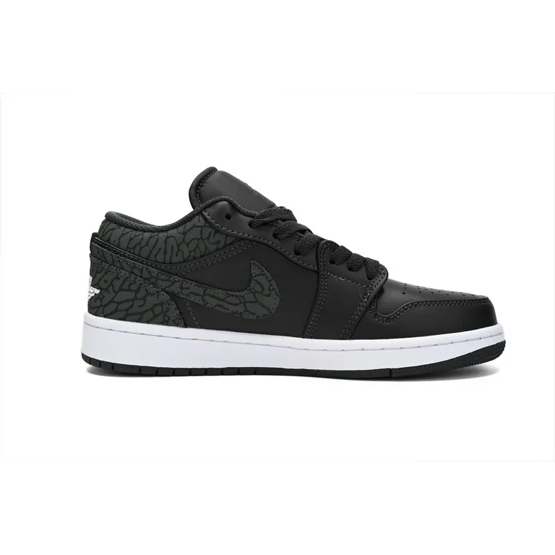 XH Air Jordan 1 Low "Black Elephant"