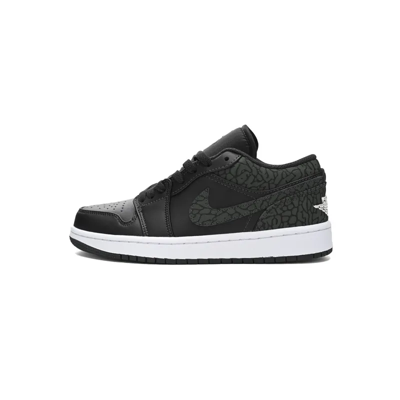 XH Air Jordan 1 Low "Black Elephant"