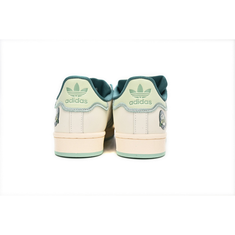 Adidas Superstar Shoes White New Cherry White Green
