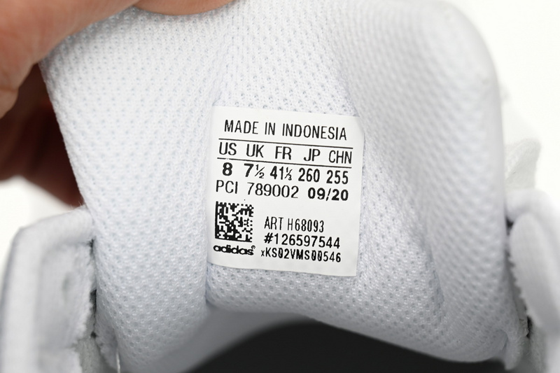 Adidas Superstar Shoes White Black Light Blue and White