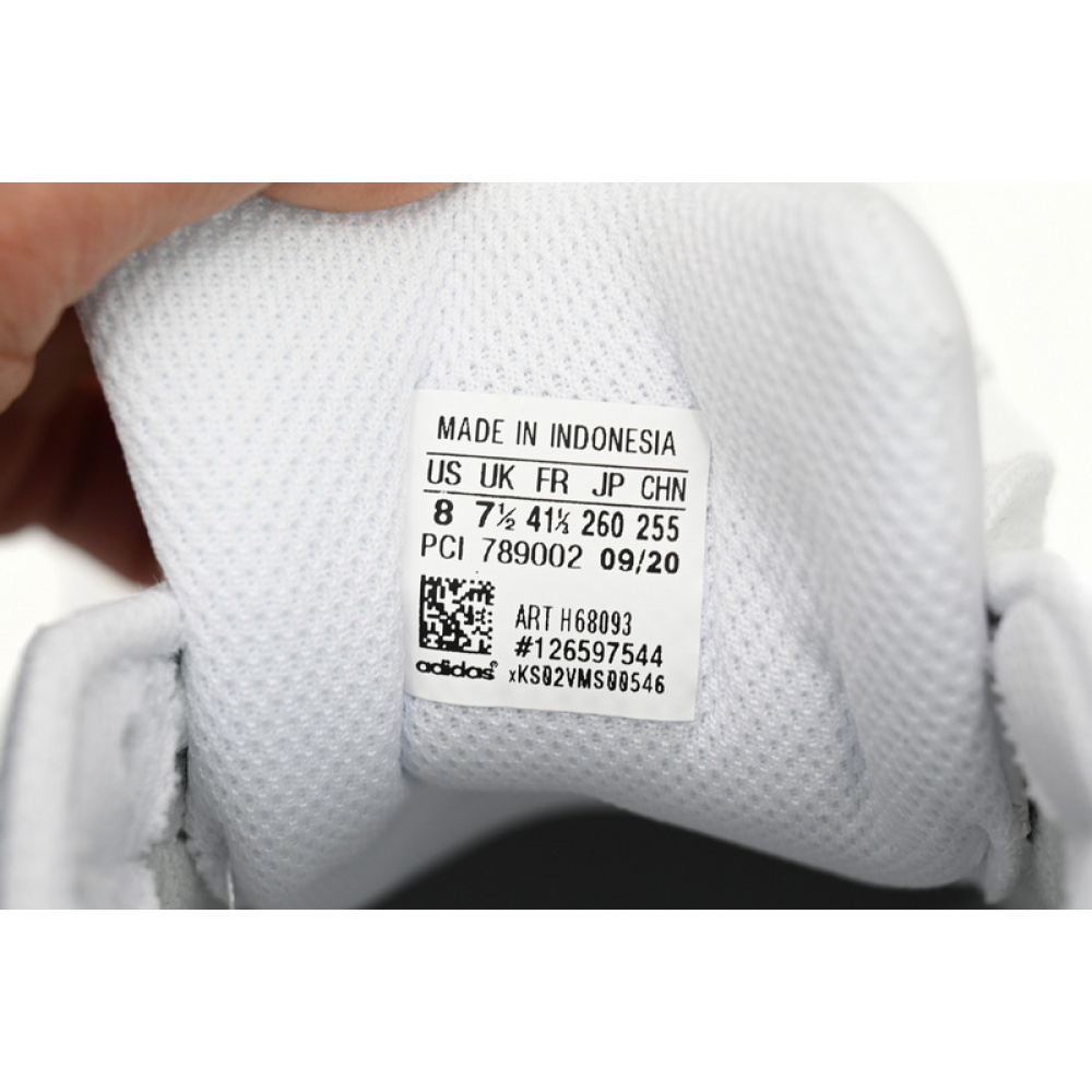 Adidas Superstar Shoes White Black Light Blue and White